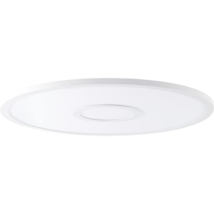 Weiße LED-Deckenleuchte Agneta, Ø 60 cm, dimmbar mit Fernbedienung.