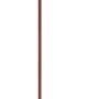 Rostfarbener Gartenstecker mit Frosch-Silhouette aus Eisen, 30cm hoch.