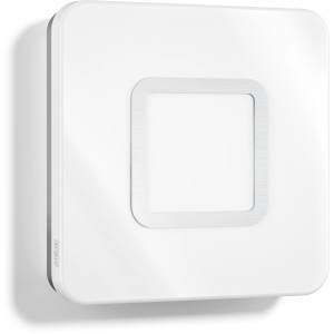 Steinel LED-Deckenleuchte RS LED M1 S Edelstahl mit Bewegungsmelder für Innenräume.