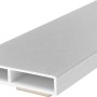 Graue Wandanschlussleiste (Meterware) für 40 mm ThermoSpace Haustüren.