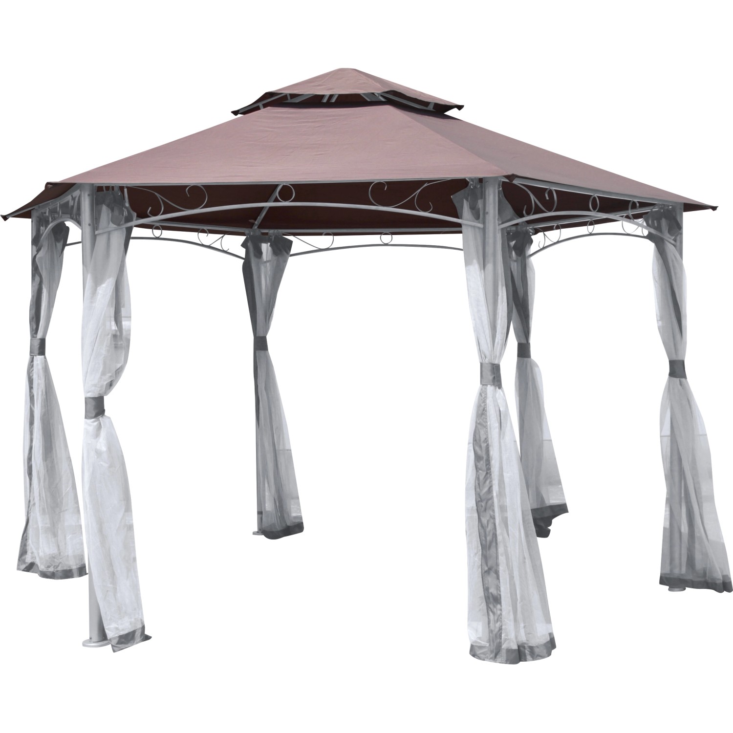 Ersatzdach für Pavillon Laurel 190 cm x 190 cm Braun kaufen bei OBI