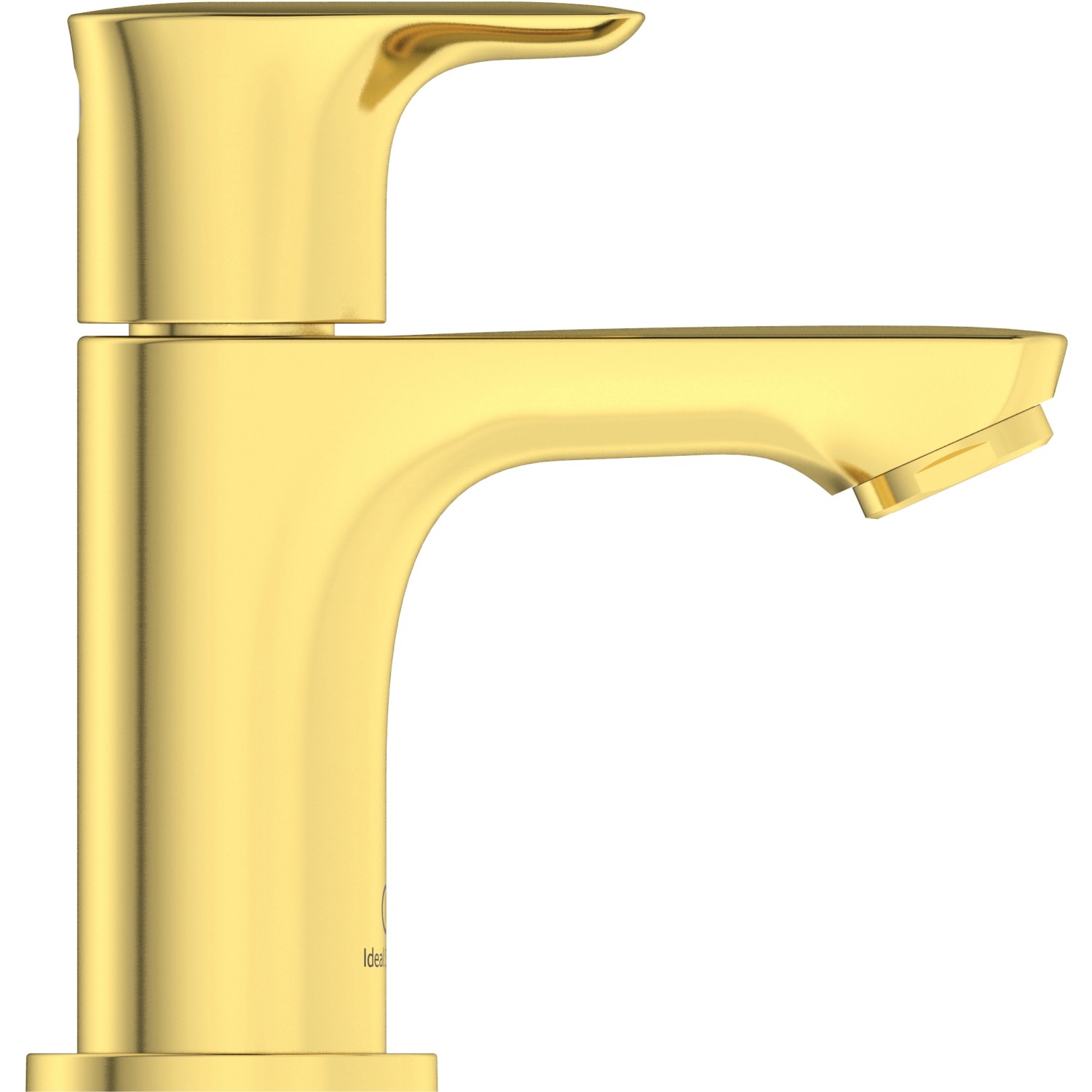 Ideal Standard Connect Air Standventil in gebürstetem Gold für Waschbecken.