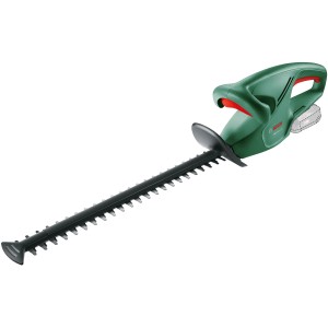 Bosch Akku-Heckenschere EasyHedgeCut 18V Solo, grüne Heckenschere ohne Akku.