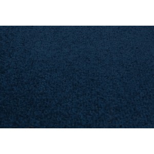 Dunkelblauer Teppichboden Denver als Meterware, 400 cm breit.