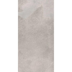 Bodenfliese Feinsteinzeug Mare Grau, glasiert, matt, 60x30 cm. Steinoptik, robust und pflegeleicht.