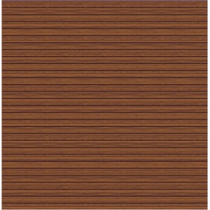 System Rhombus Zaunfeld Alu Bambus, 180x180cm, Sichtschutzzaun aus Aluminium mit horizontalen Profilen in Holzoptik.