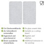 Allstar Herdabdeckplatten, transparent, 2er-Set für Glaskeramik-Kochfelder.