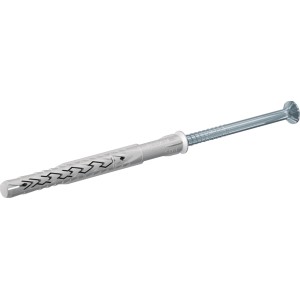 Fischer Langschaftdübel SXRL 10 x 230 mit Torx Senkkopfschraube, geeignet für Beton und Mauerwerk.