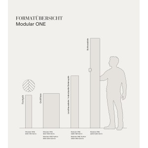 Parador Designboden Modular One Eiche Asmara Holzstruktur Grau