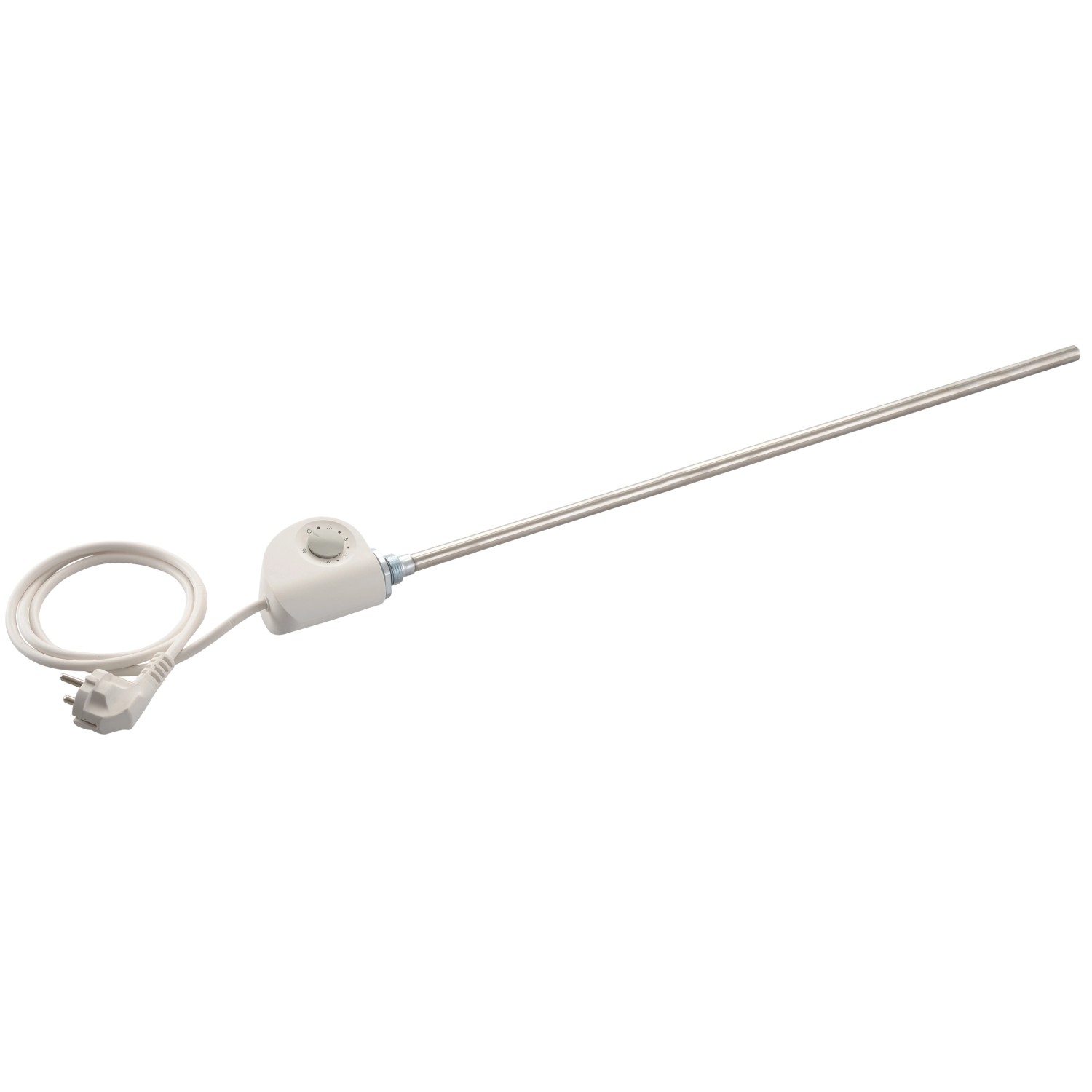 Schulte Turin Heizstab 600W links, alpinweiß. Heizkörper Zubehör für elektrische Heizgeräte.