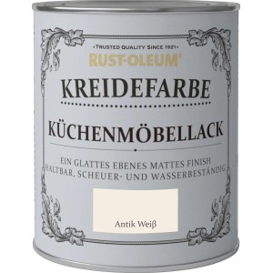 Rust-Oleum Kreidefarbe Küchenmöbellack Antik Weiß matt, Ansicht des Farbeimers.