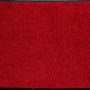 Rote Astra Sauberlaufmatte Proper Tex Uni, 60x180 cm, für den Innenbereich. Strapazierfähige Schmutzfangmatte.