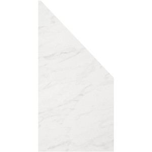 Sichtschutzzaun-Element Board Anschluss Marmor 180 / 90 cm x 90 cm