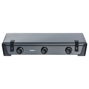 Enders Campingkocher Bondy 3Z, tragbarer Gaskocher mit drei Brennern und Deckel für Camping & Outdoor.