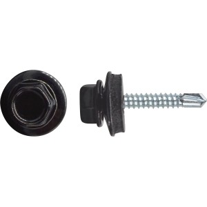 Blechschrauben Sechskantkopf Ø 4,8 mm x 35 mm Stahl 100 Stück