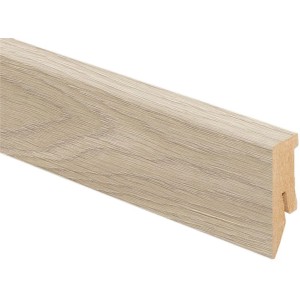 Sockelleiste im Dekor California Oak/Eiche Evoke Classic Cordoba, 50 mm hoch.