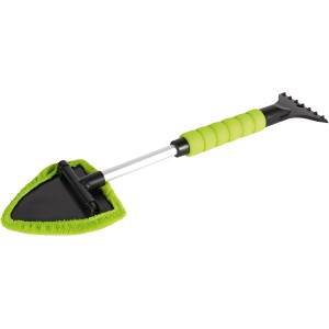 Car Care Car Wonder Scheibenreiniger mit Eiskratzer und Teleskopstiel für streifenfreie Scheiben.