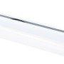 Graue LED-Unterbauleuchte, 9W, 60cm, mit austauschbarer Röhre für Hobbyraum, Büro oder Keller.