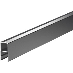 ZacAlu Abschlussleiste für Zaunelement Alupanel Anthrazit 180 cm