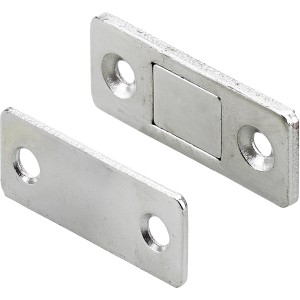 Hettich Flachmagnet, 42x16mm, Stahl vernickelt, für Möbelausstattung.