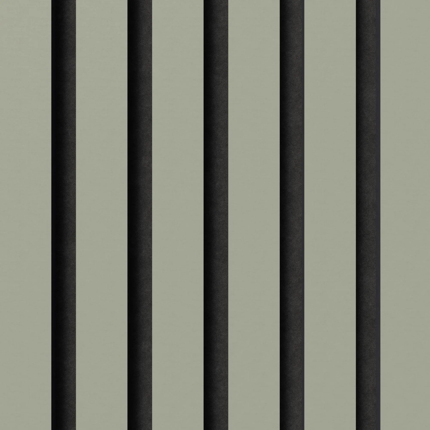 Akustikpaneel Linoleum Pebble, MDF schwarz, Filz schwarz, 60x240cm, für Wand- und Deckenverkleidung.