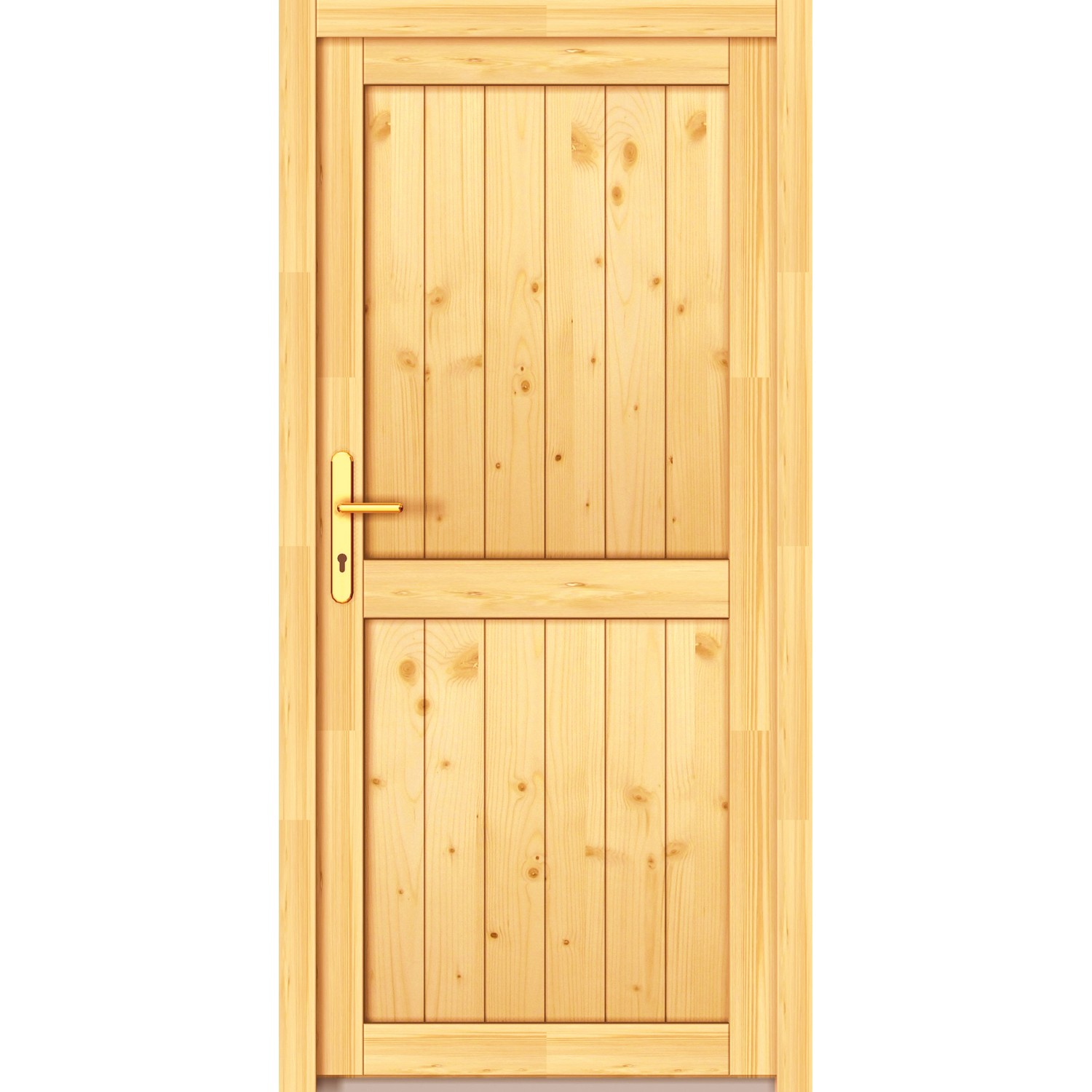 HolzNebeneingangstür Modell NET 503 98 cm x 200 cm Anschlag Links