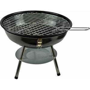 Activa Kugelgrill Teneriffa, kompakter Holzkohlegrill mit Deckel und Ascheauffangschale.