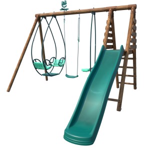 Soulet Holzschaukel Nigel 324 cm x 354 cm x 222 cm