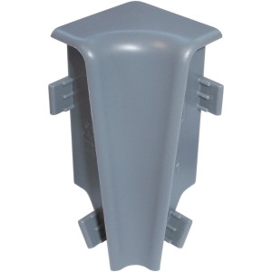 Floorever Spa Innenecke, grau, 2er-Pack für Laminat- und Parkett-Zubehör.