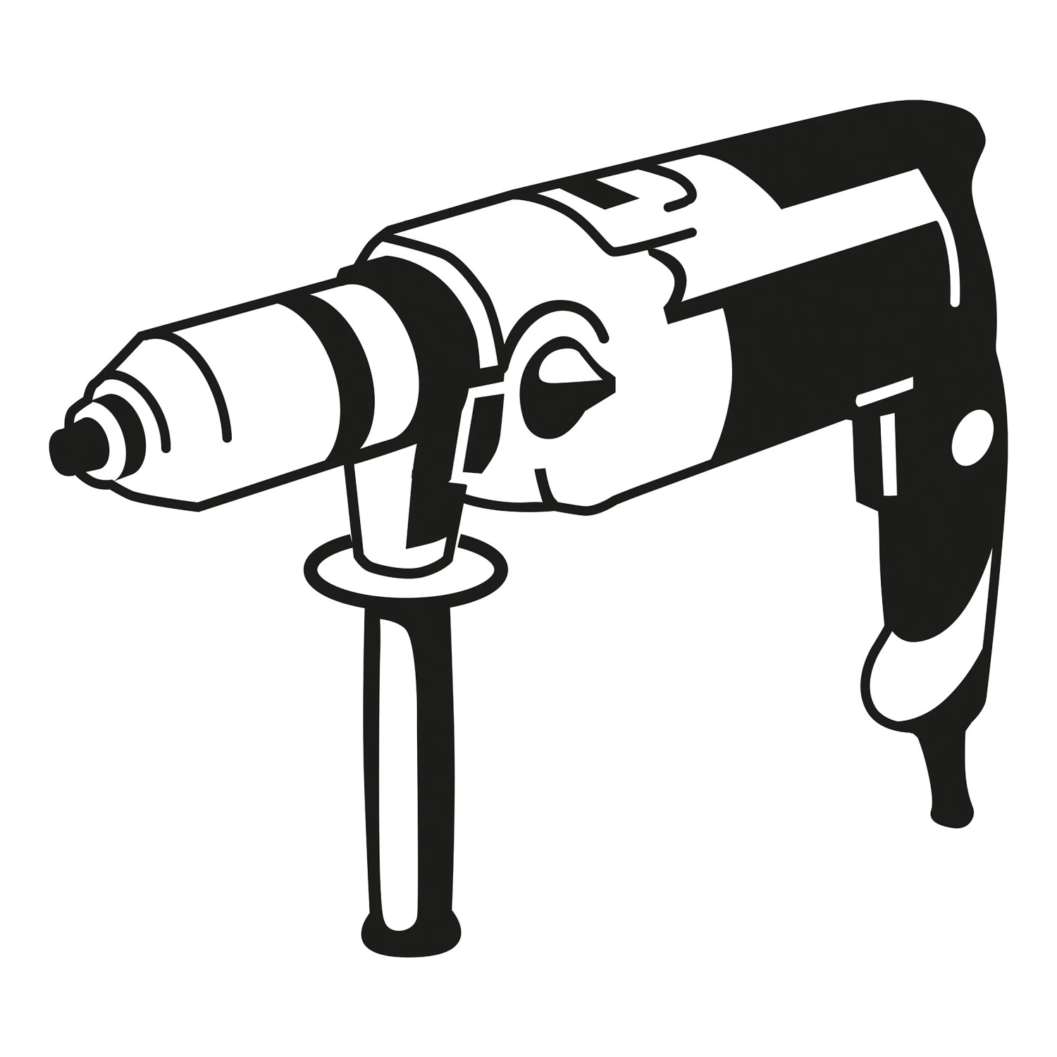 Schwarz-weiße Illustration einer Bosch Expert Lochsäge Tough Material Ø 68 mm.