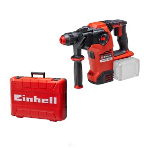 Einhell Akku-Bohrhammer Herocco 36/28 im Koffer. Rot-schwarzes Design. Akku nicht enthalten.