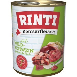 Rinti Hunde-Nassfutter Kennerfleisch Wildschwein 800 g