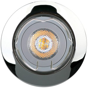 LED-Einbauleuchte im 3er-Set, Chromoptik. Strahler für den Innenbereich.