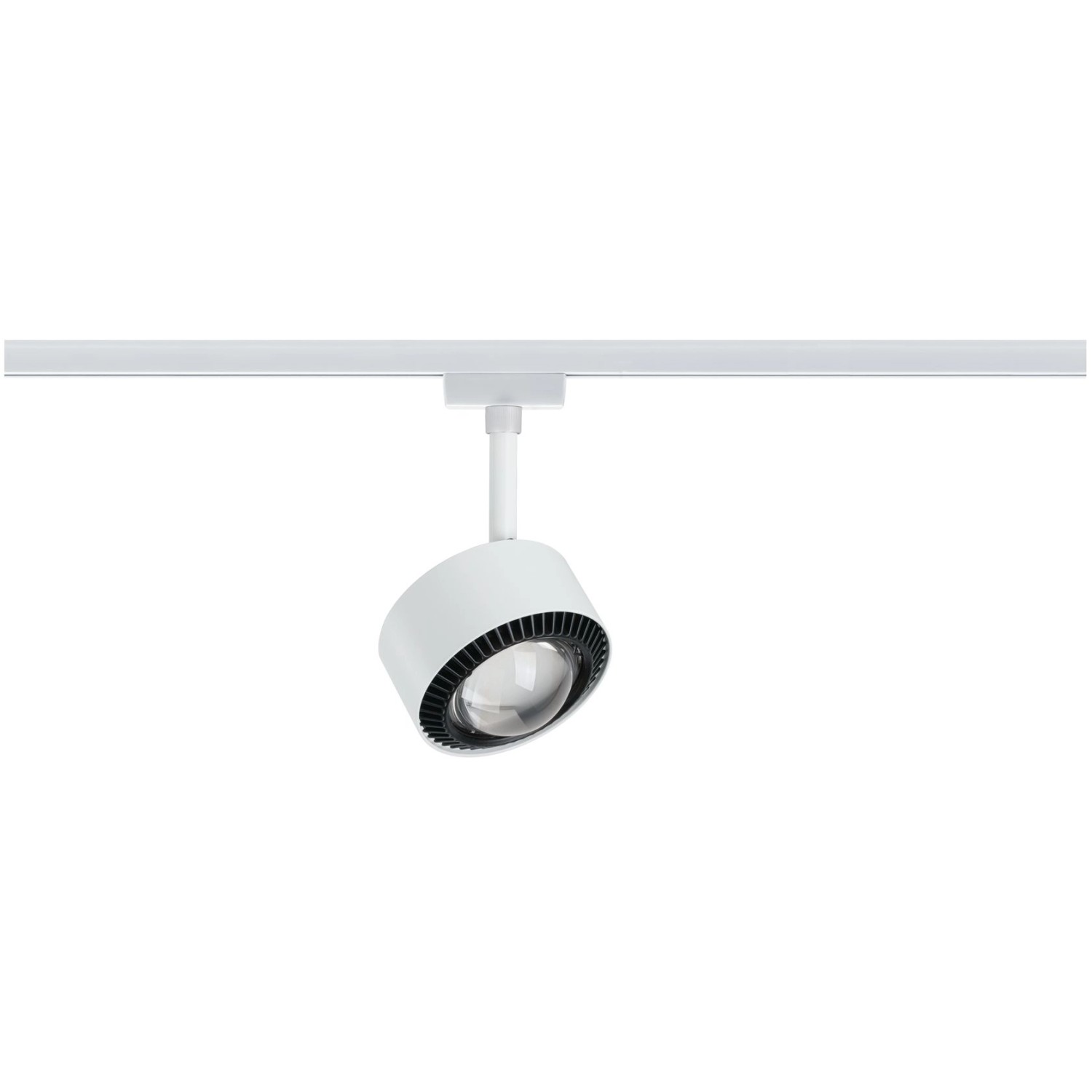 Weißer Paulmann Urail LED Spot Aldan II, 8W, dimmbar, für Schienensysteme.