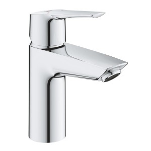 Grohe Waschtischarmatur Start S-Size mit Push-open Ablaufgarnitur, Chrom.