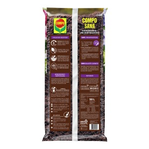 Sack Compo Sana Rhododendron- und Hortensienerde, torffrei, 50L.