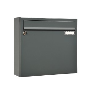 MEFA Briefkasten Sonate 131 Grau 33 cm x 37 cm x 10,8 cm