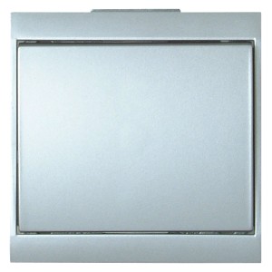 Kopp Kreuzschalter Malta Silber: Schalter für Licht und Strom, elegantes Design.