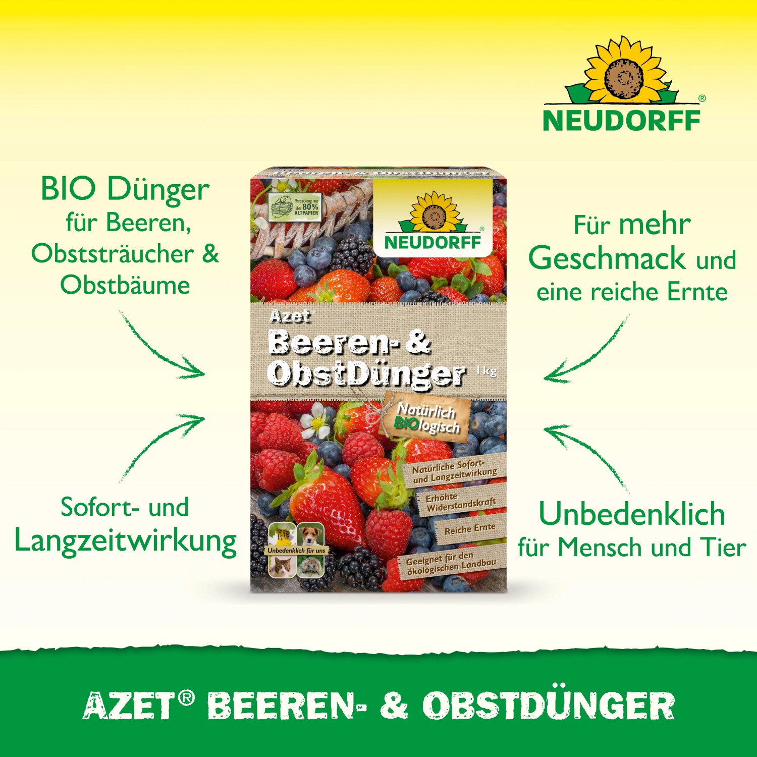 Neudorff Azet Beeren- und Obst-Dnger 1 kg kaufen bei OBI