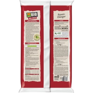 Packung Compo Bio-Rasendünger Unkraut & Moos Nein Danke!, 5,5 kg für ca. 110 m²