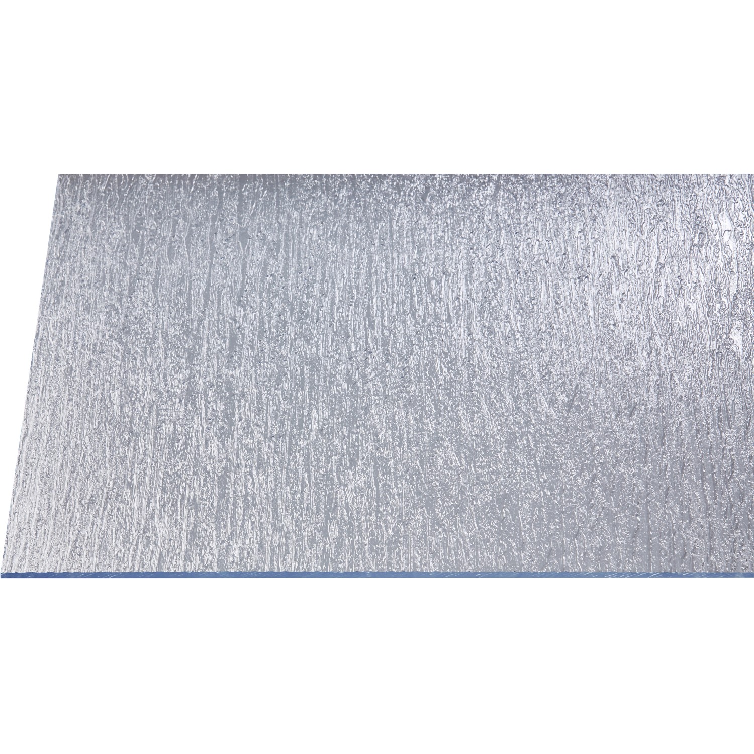 Gutta Türfüllung aus Polystyrol, 5 mm, Rinde Fein Klar Transparent, 1420x410 mm.