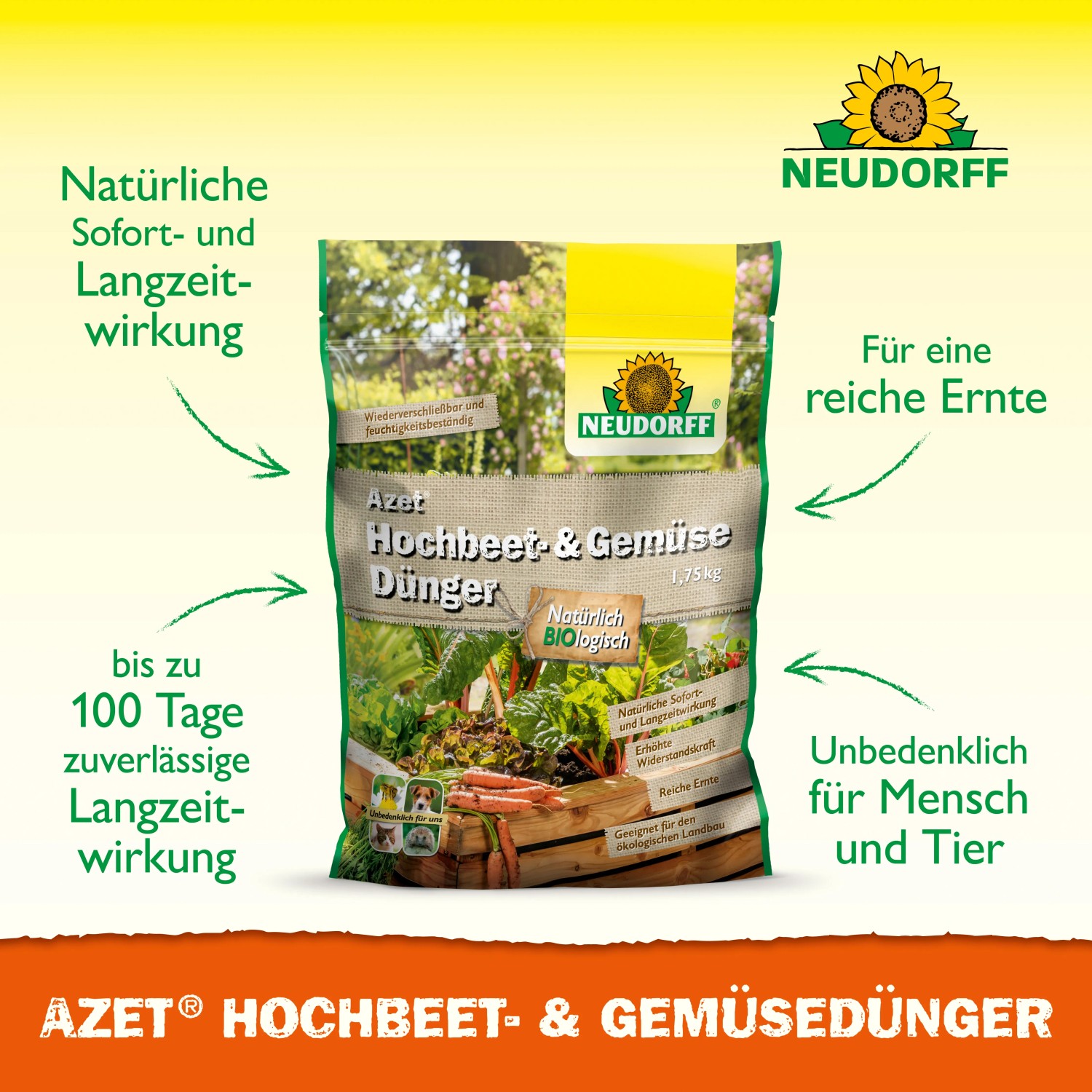 Neudorff Hochbeet- und Gemse Dnger Azet 1,75 kg kaufen bei OBI