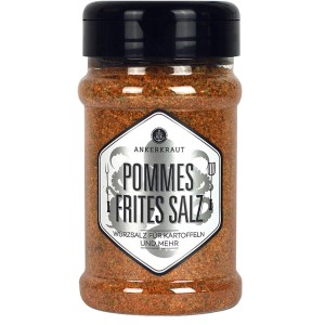 Ankerkraut Pommes Frites Salz im Streuer, 270g. Gewürzmischung für Kartoffeln und mehr.