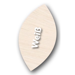 Muster der Ultra Nature BIO Lacklasur Weiß. Holzlasur in Weiß.