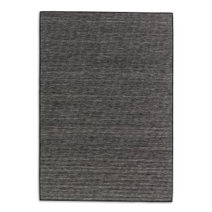 Moderner, anthrazitfarbener Teppich (70x140 cm) der Marke Schöner Wohnen, geeignet für Innen- und Außenbereiche.