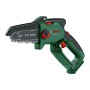 Bosch EasyChain 18V-15-7 Akku-Gehölzschneider (ohne Akku). Kompakte Akku-Kettensäge in Grün.