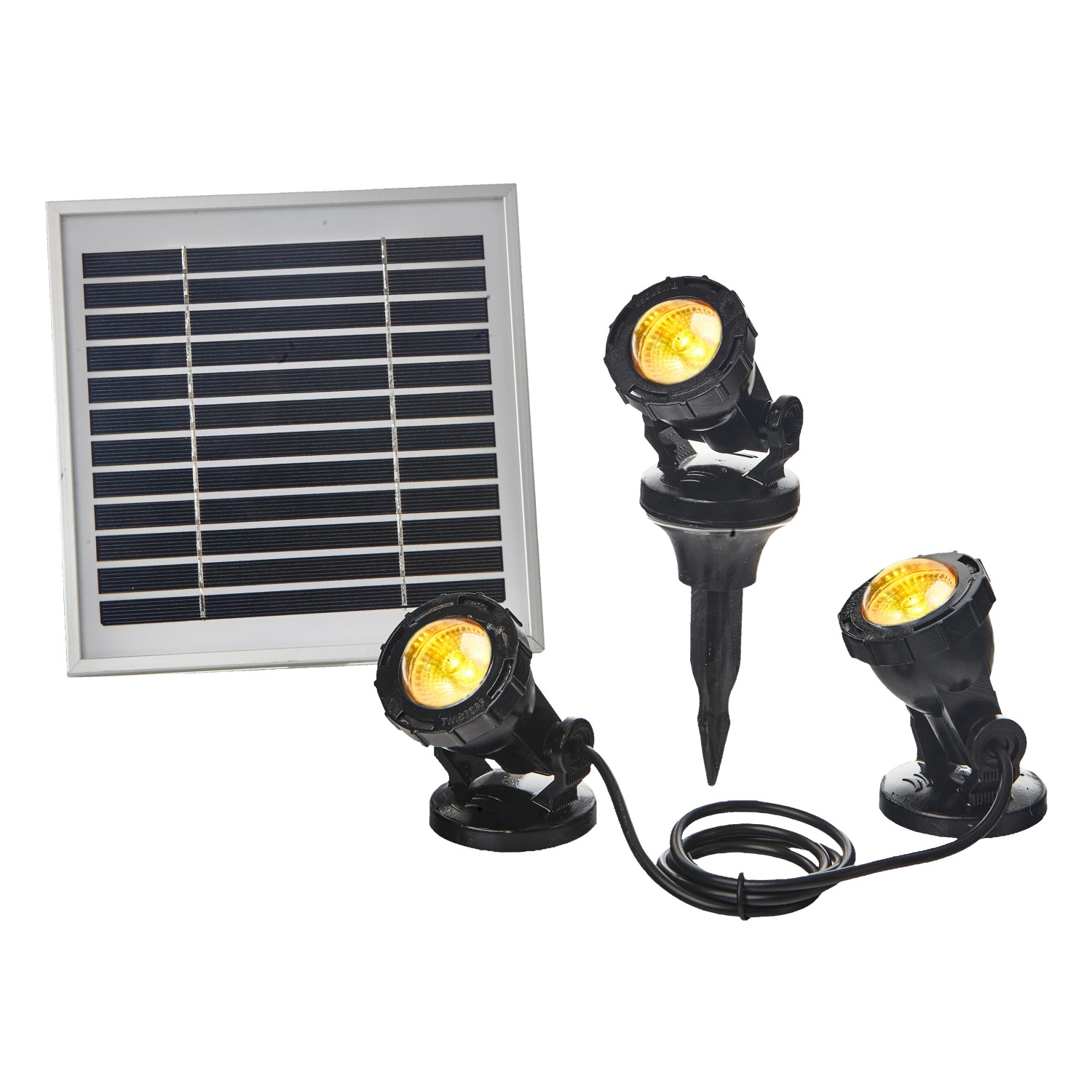 Heissner Solar Teich und Gartenlicht Set Farbwechsel kaufen bei OBI
