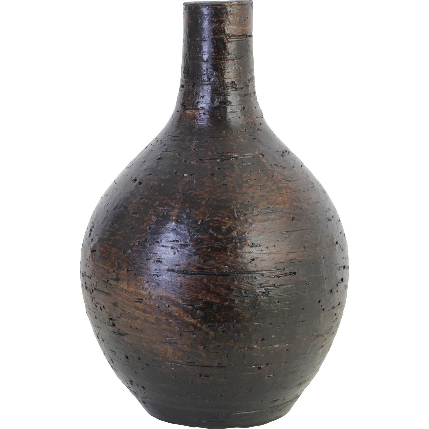Flasche Lava Ø 13 cm x 20 cm Dunkelbraun kaufen bei OBI
