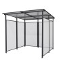 Floraworld Multifunktionsunterstand Bus Vorderseite Offen 212 x 227 x 223 cm