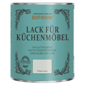 Dose Rust-Oleum Kreidefarbe Küchenmöbellack Winter-Grau, matt, 750 ml.